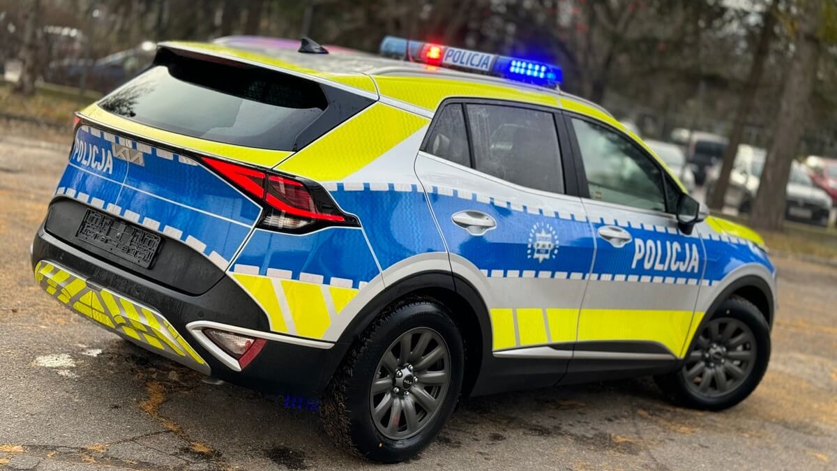 Radiowóz Kia Sportage