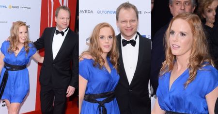 Maciej Stuhr z żoną na gali Europejskich Nagród Filmowych (ZDJĘCIA)