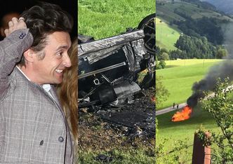 Były gwiazdor "Top Gear" miał wypadek! "Samochód doszczętnie się spalił"