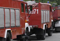 Prywatny śmigłowiec lądował w ogródku; 1 osoba ranna