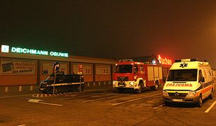 Ewakuacja centrum handlowego w Białymstoku