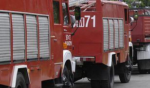 Prywatny śmigłowiec lądował w ogródku; 1 osoba ranna