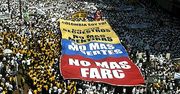 Masowe demonstracje Kolumbijczyków przeciwko FARC