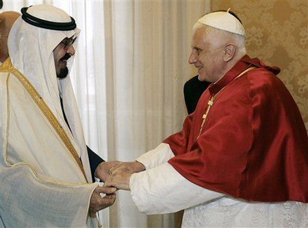 Benedykt XVI przyjął króla Arabii Saudyjskiej