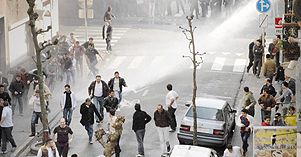 Turcy i Kurdowie starli się w Brukseli o kawiarnię