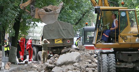 Niewybuch już wywieziony z centrum Warszawy