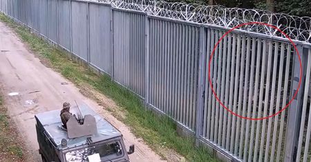 Nagranie z granicy z Białorusią. W rękach mieli szpadle