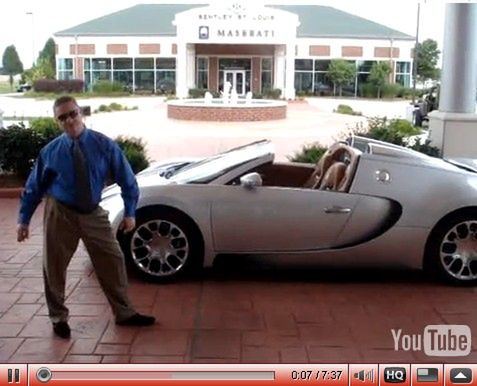Dealer zabiera Veyrona na jazdę próbną