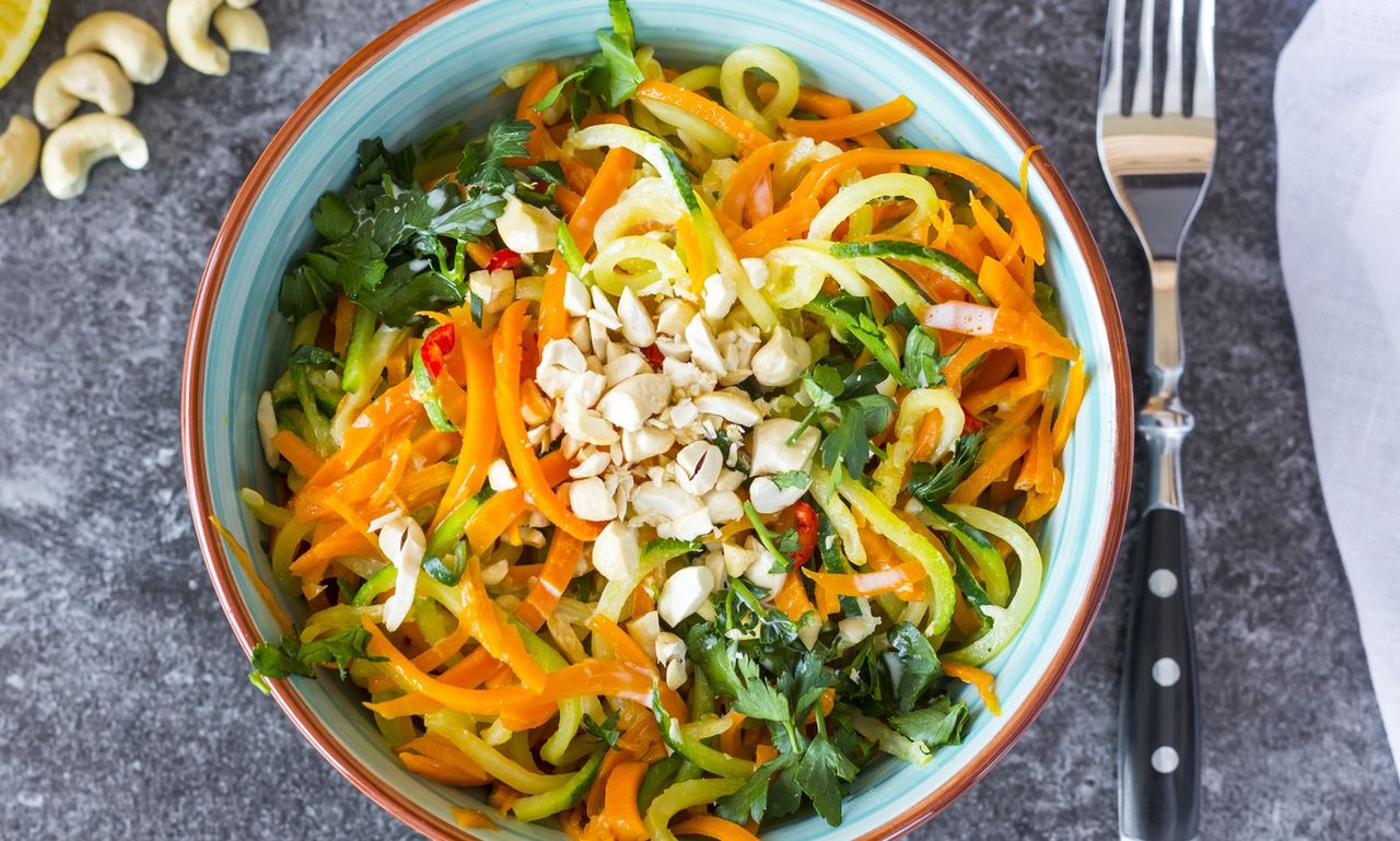 Zoodles salad