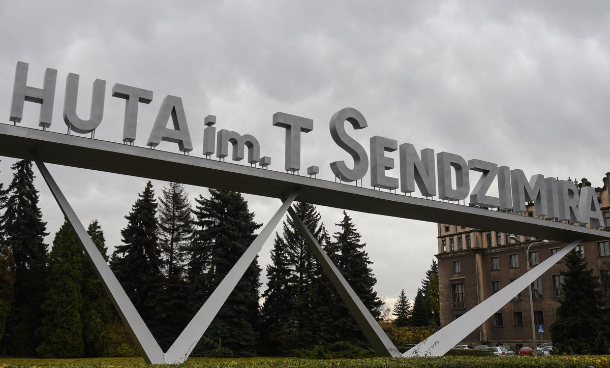 A view of the sign 'T. Sendzimir Steelworks' (Polish: Huta im. T. Sendzimira) in Nowa Huta, owned by Arcelor-Mittal, the largest steel producer in the world.
Today, ArcelorMittal Poland announced a temporarily stoppage of its blast furnace and steel plant in Krakow-Nowa Huta on November 23, due to a weakening outlook on the market. 
On Tuesday, November 12, 2019, in Nowa Huta, Krakow, Poland. (Photo by Artur Widak/NurPhoto via Getty Images)