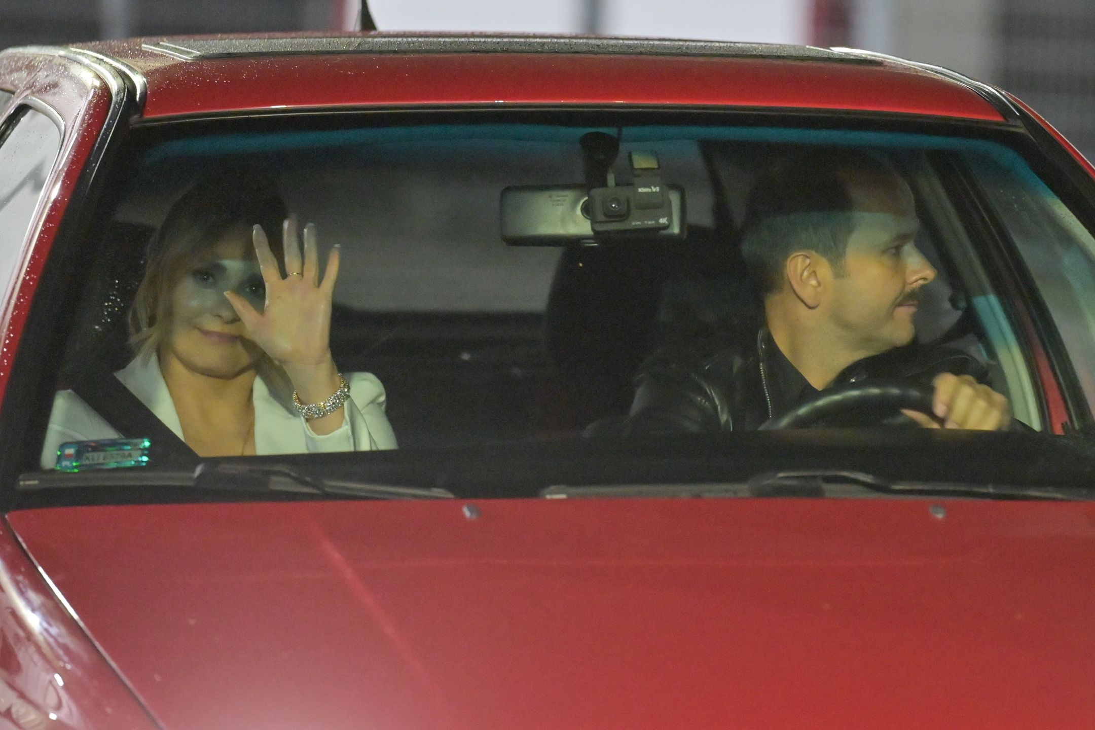 Sławomir i Kajra odjeżdżają Golfem po "Tańcu z gwiazdami"