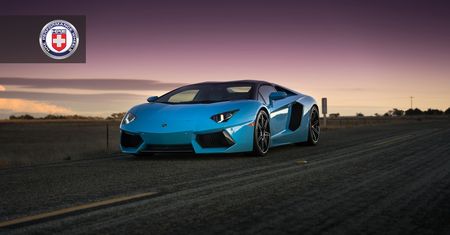 Lamborghini Aventador Roadster na felgach HRE