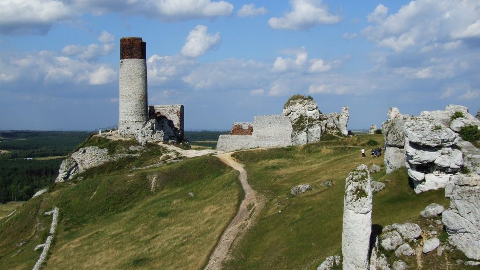 Zamek w Olsztynie ruiny zamku na Jurze Krakowsko-Częstochowskiej