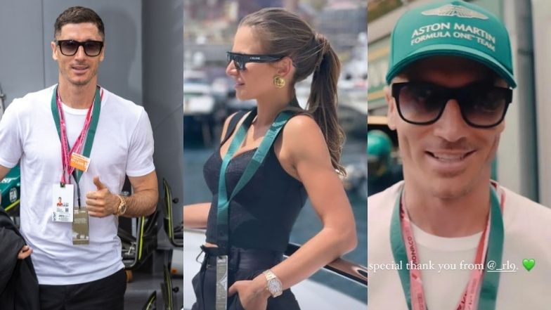 Anna i Robert Lewandowscy lansują się na wyścigach Formuły 1 w Monako (ZDJĘCIA)