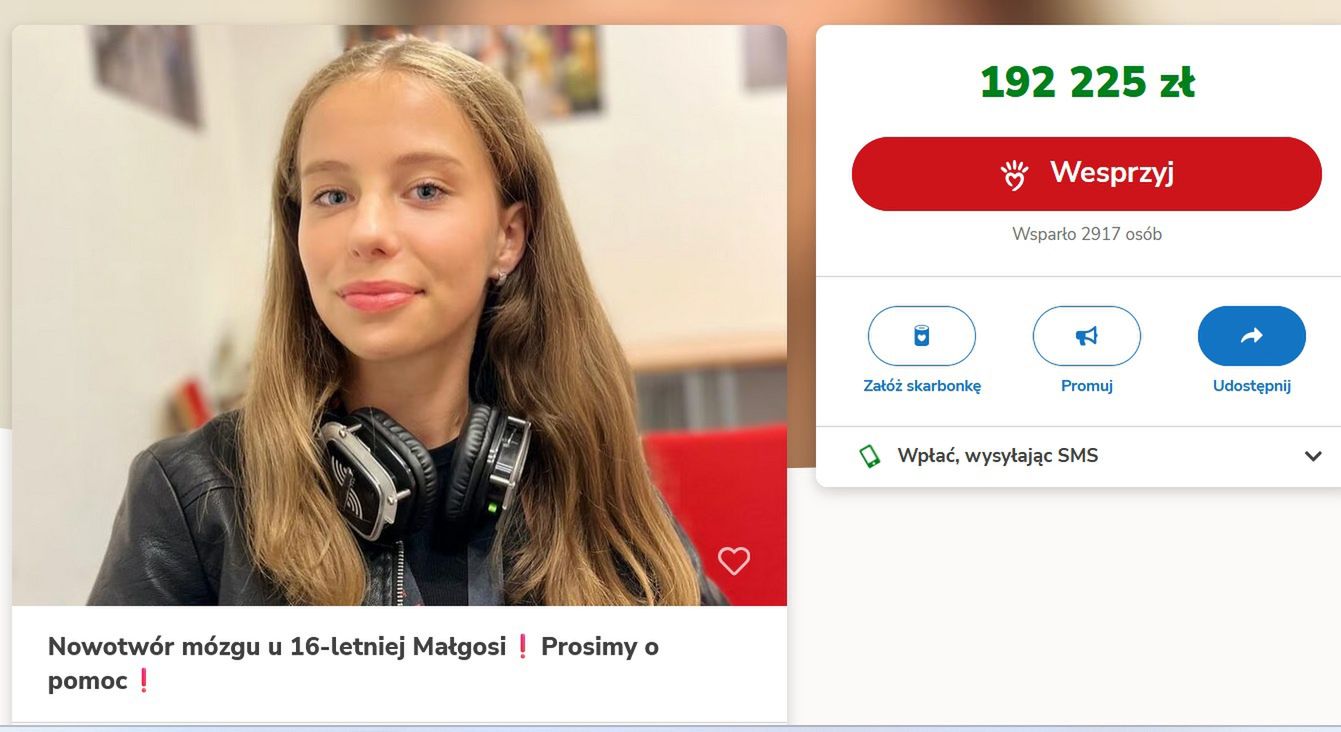 Zbiórka na leczenie córki dźwiękowca z "Rancza"