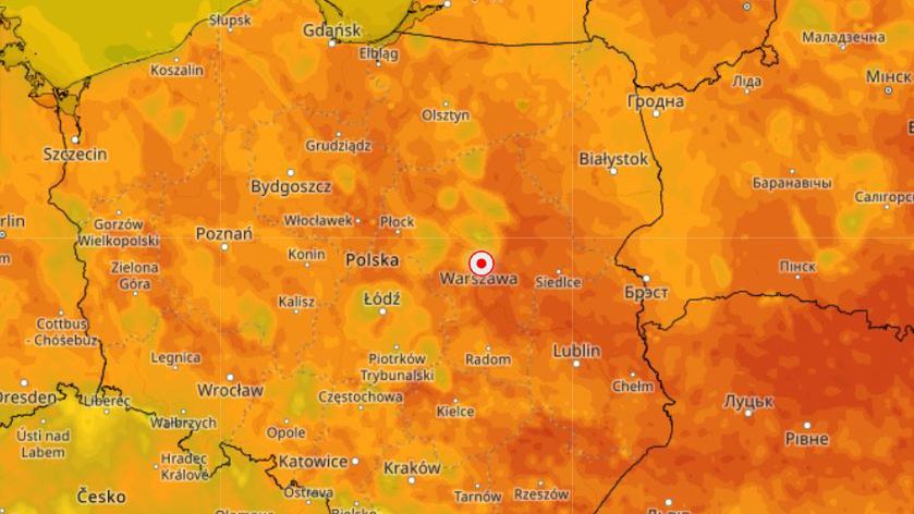 Wysokie temperatury będą sprzyjać suszy 