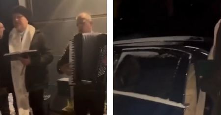 Kropidłem nad Mercedesem. Ksiądz z Podlasia ochrzcił luksusowy samochód