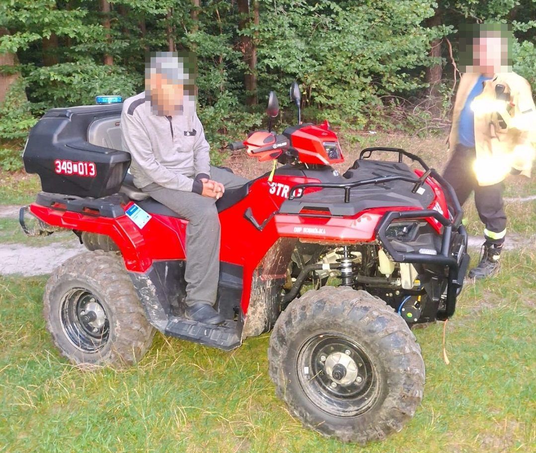 Szczęśliwy finał poszukiwań 84-latka. Senior zgubił się w lesie podczas grzybobrania