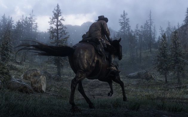 Red Dead Redemption 2 screen koń