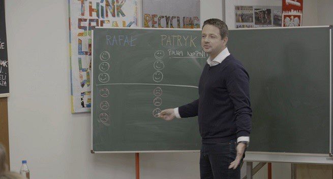 TVN24 pokaże program „Klasa”. Patryk Jaki i Rafał Trzaskowski zostaną przeegzaminowani przez dzieci