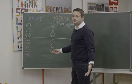 TVN24 pokaże program „Klasa”. Patryk Jaki i Rafał Trzaskowski zostaną przeegzaminowani przez dzieci