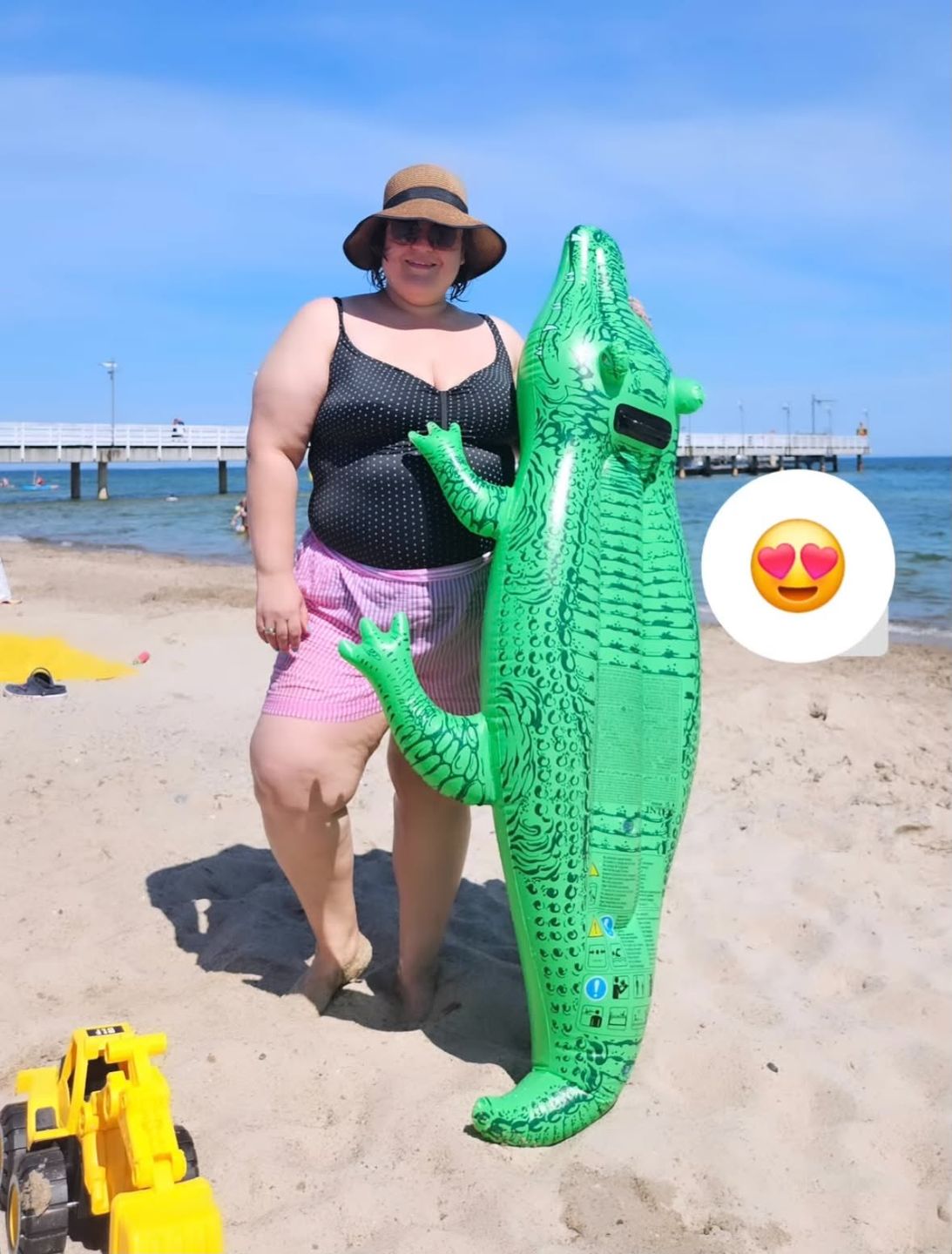 Szaleństwo Dominiki Gwit na plaży
