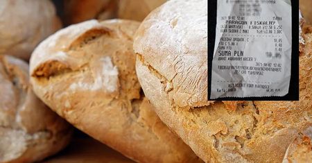 Zwykły chleb i bułka z makiem. Kobieta nie wytrzymała. Pokazała paragon
