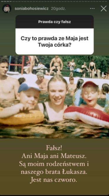 Sonia zaprzecza, jakoby była biologiczną matką Mai 