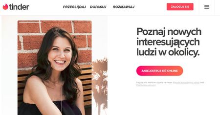 Tinder w przeglądarce dla Polek i Polaków