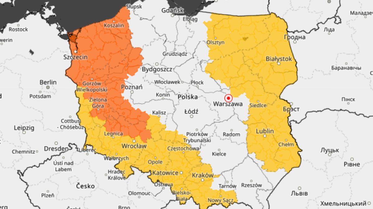 Alerty IMGW. Na wschodzie mróz, gołoledź na zachodzie