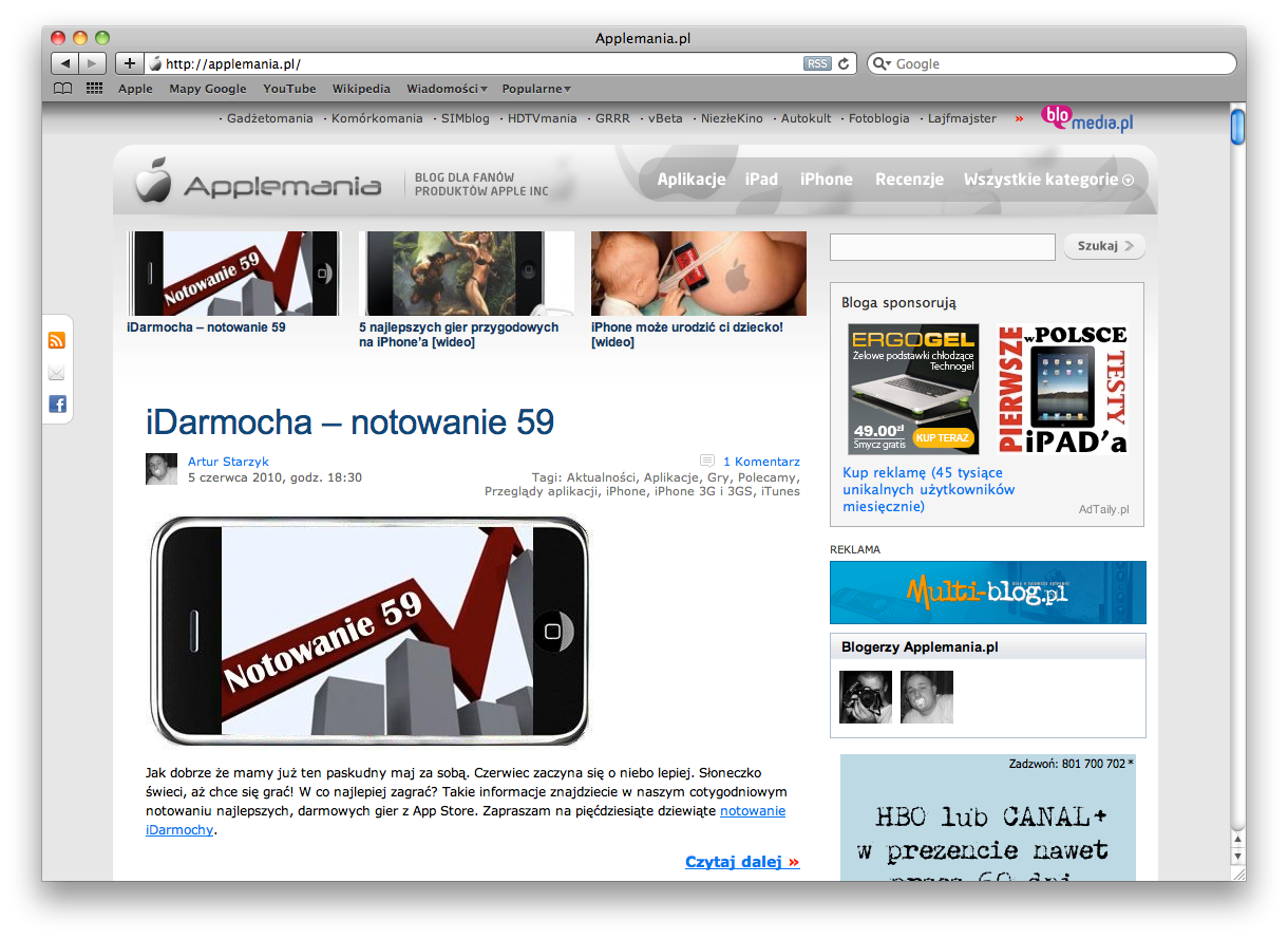 Safari 5 już jutro na WWDC?