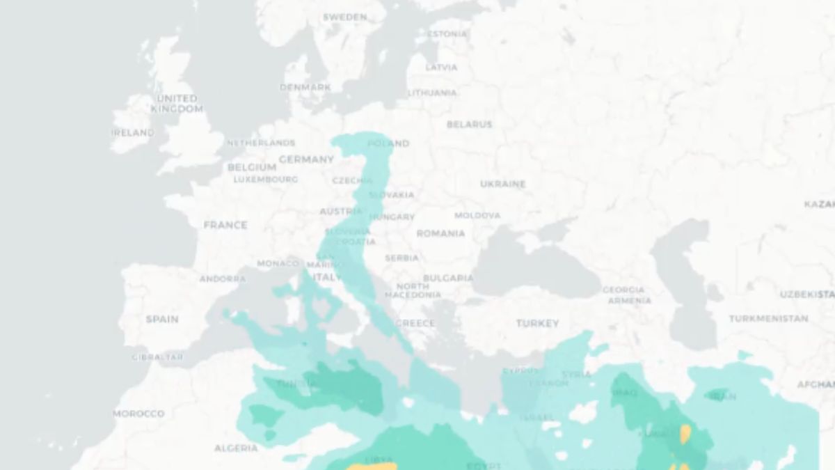 Saharyjski pył zmierza w kierunku Polski.