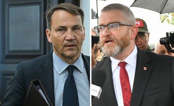 "Robota wrogów Polski". Sikorski ostro o Braunie