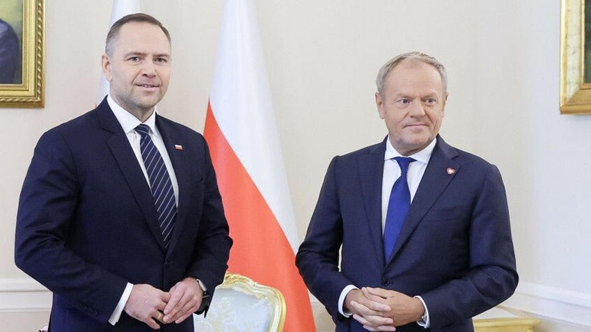 Na zdjęciu prezydent Karol Nawrocki i premier Donald Tusk