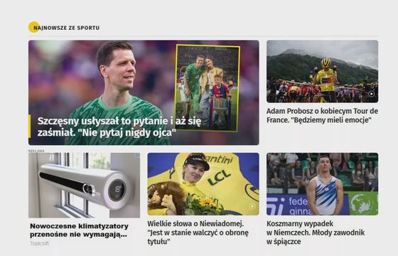 Onet dalej na czele sportu. Duże wzrosty Wprost i Sport.pl