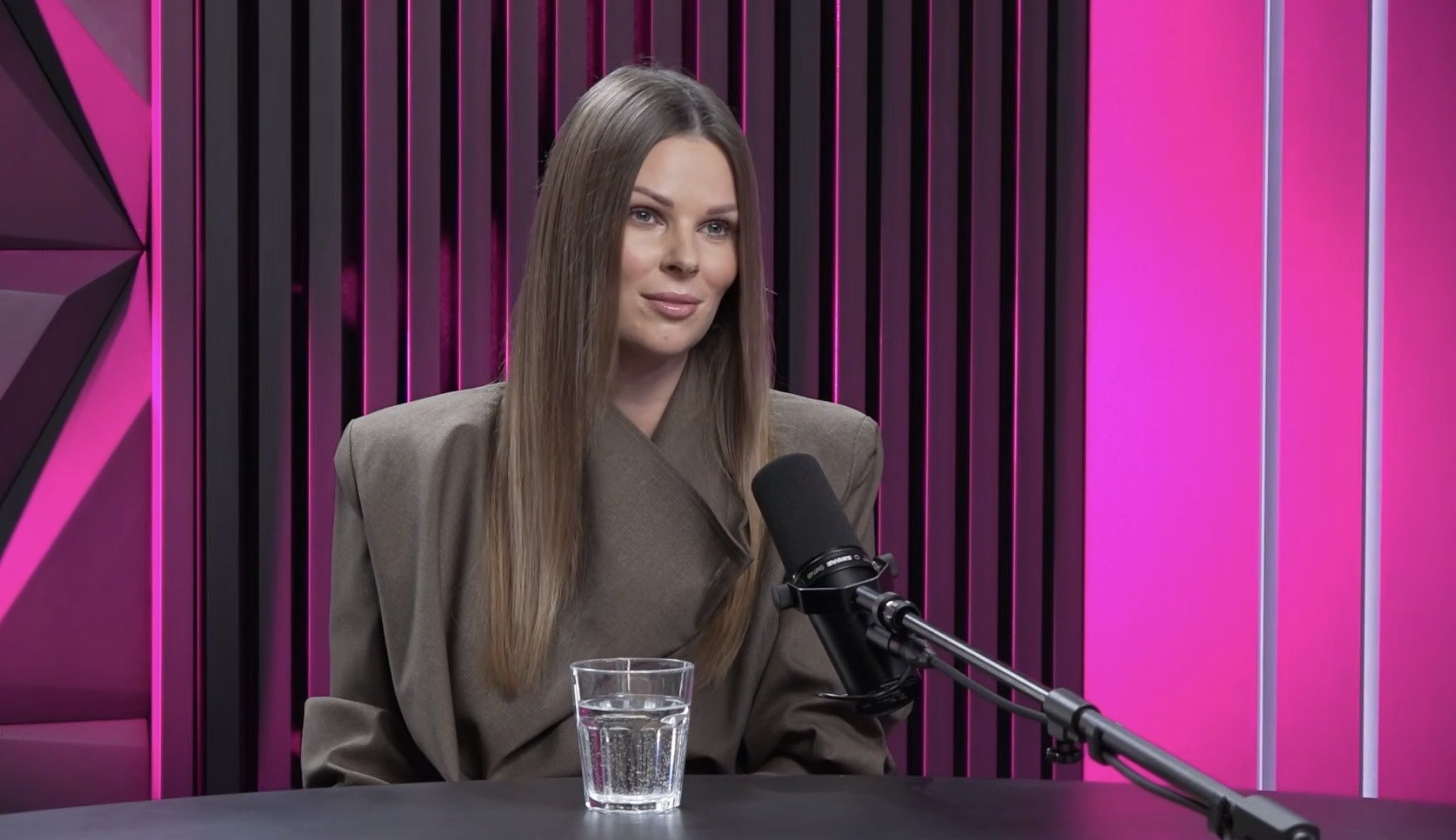 Małgorzata Tomaszewska podczas rozmowy 