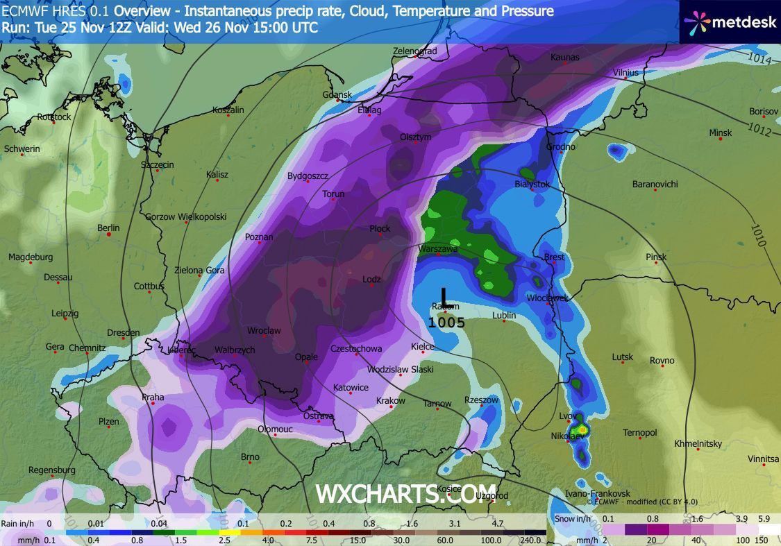 Przed nami kilka godzin opadów śniegu