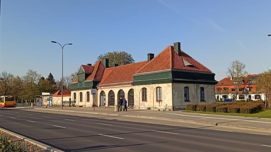 Warszawa. Zabudowania dawnej stacji Kolei Wilanowskiej