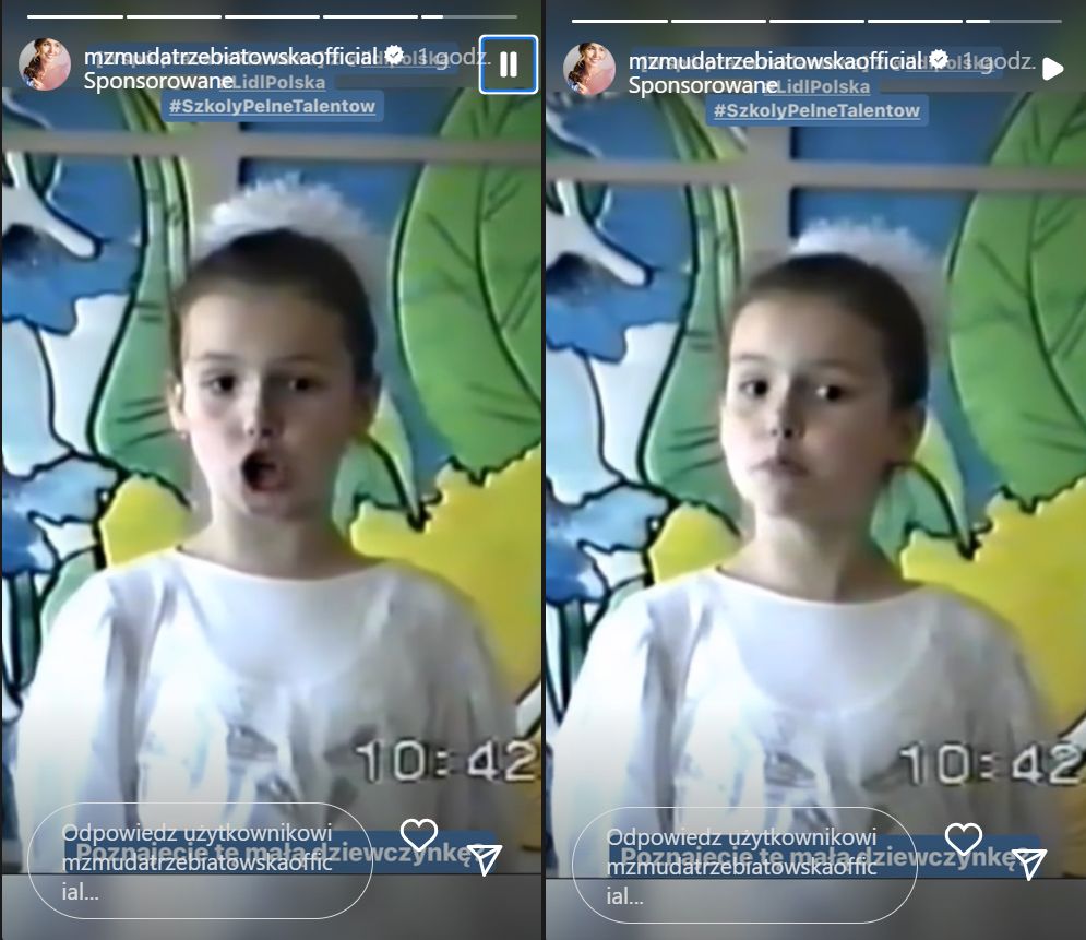 Marta Żmuda Trzebiatowska w dzieciństwie