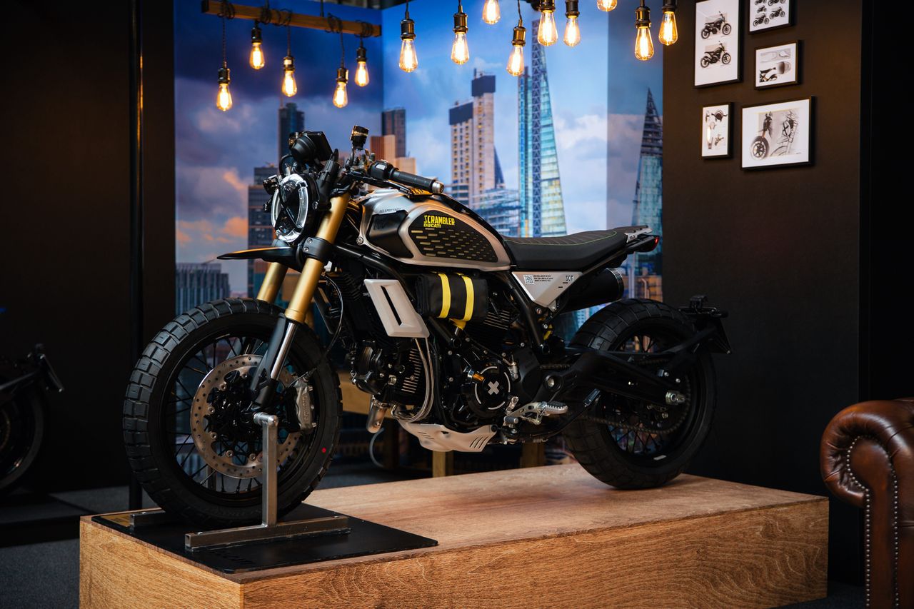 Two custom Ducati Scramblers steal the show in London