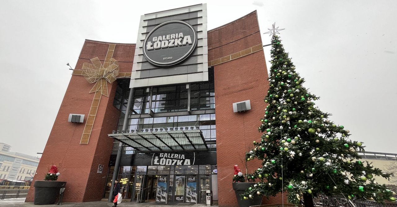 Łódź: Dekoracje na Boże Narodzenie w galeriach handlowych