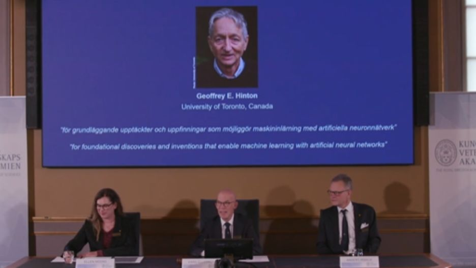 Nobel z fizyki przyznany / Zrzut ekranu