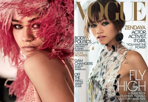 20-letnia Zendaya pierwszy raz na okładce "Vogue'a"