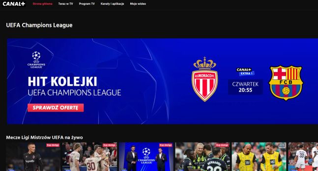 Canal+ przeprasza za reklamy w transmisjach z Ligi Mistrzów