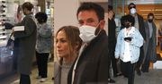 "Zwyczajna" Jennifer Lopez i Ben Affleck buszują po salonie optycznym z córką wokalistki (ZDJĘCIA)