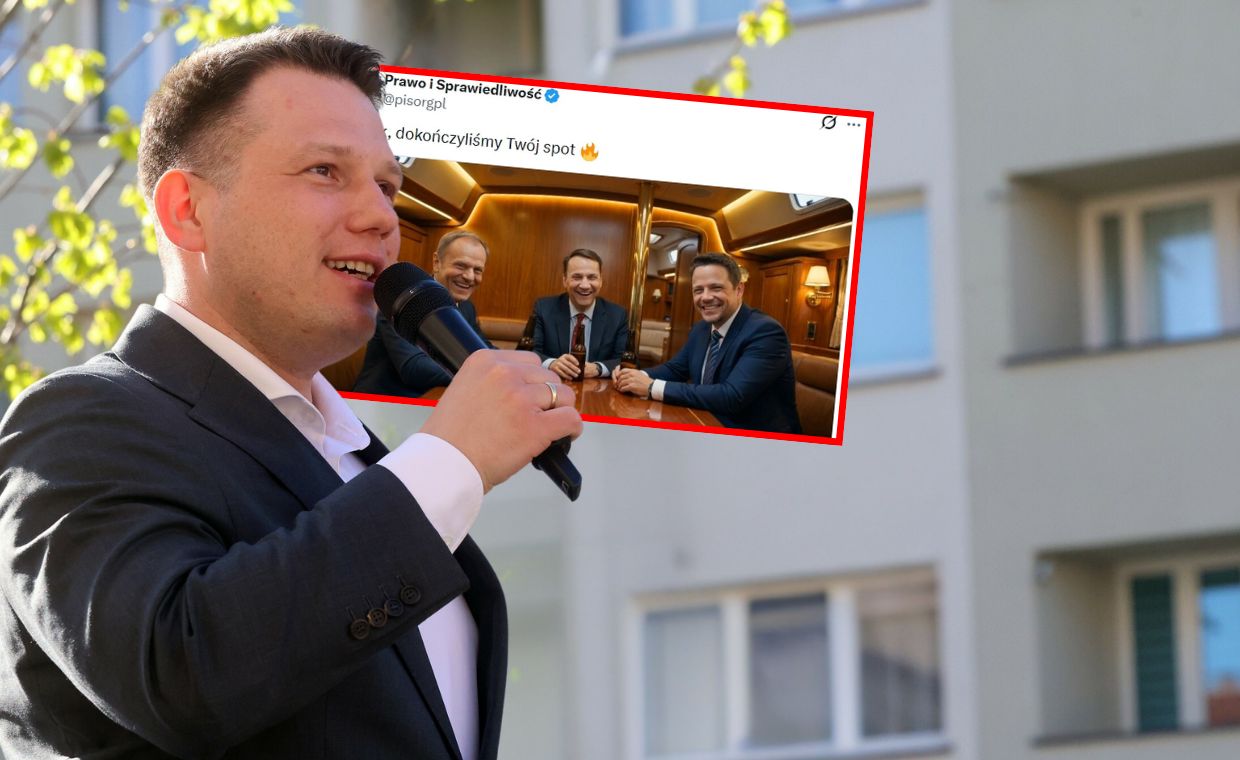 PiS kontratakuje Mentzena wideo o tonącym statku