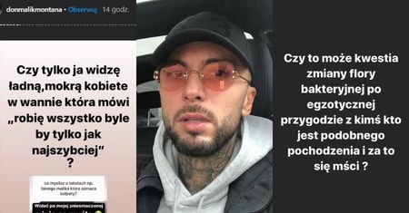 Odklejony Malik Montana PONIŻA 19-letnią blogerkę po tym, jak oskarżyła go o SEKSIZM (ZDJĘCIA)