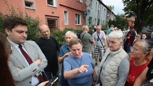 Szczecin: Protest mieszkańców ul. Poniatowskiego. Nie chcą mieć śmietników w ogródkach