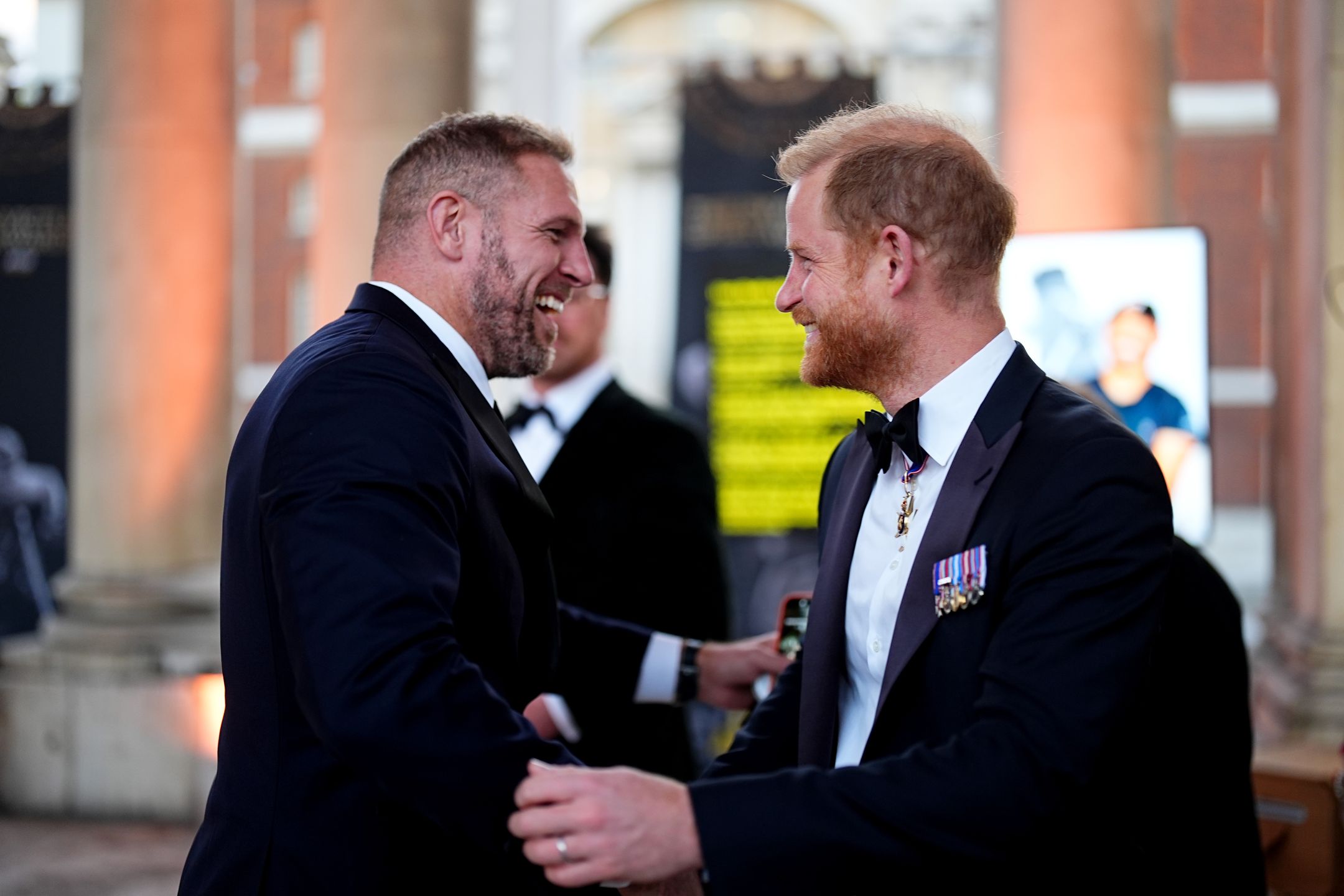 James Haskell i książę Harry