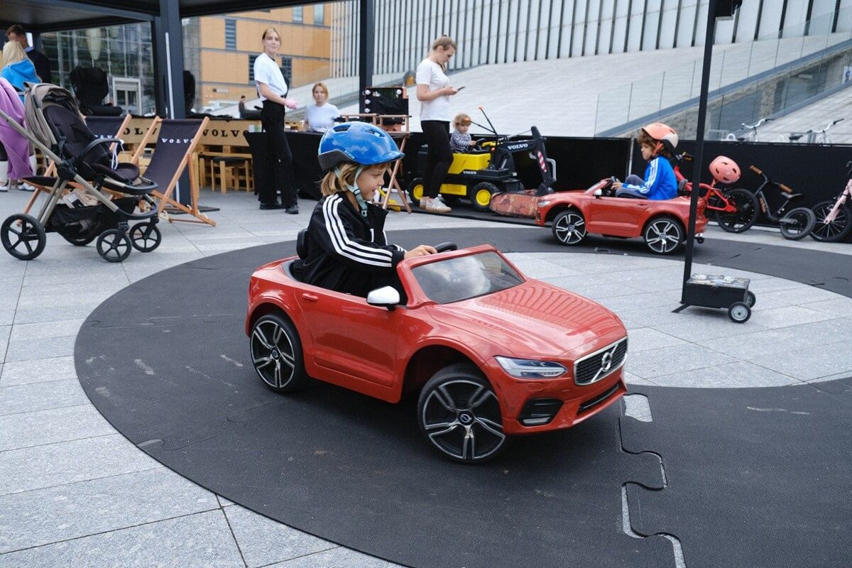 Miasteczko bezpieczeństwa Volvo For Safety w Lublinie